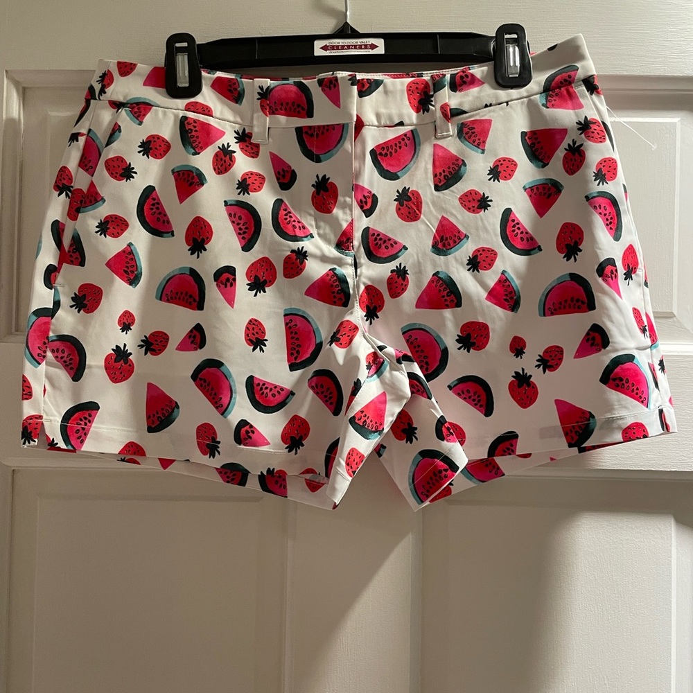 NWOT Sample Sale Fruit Print Shorts